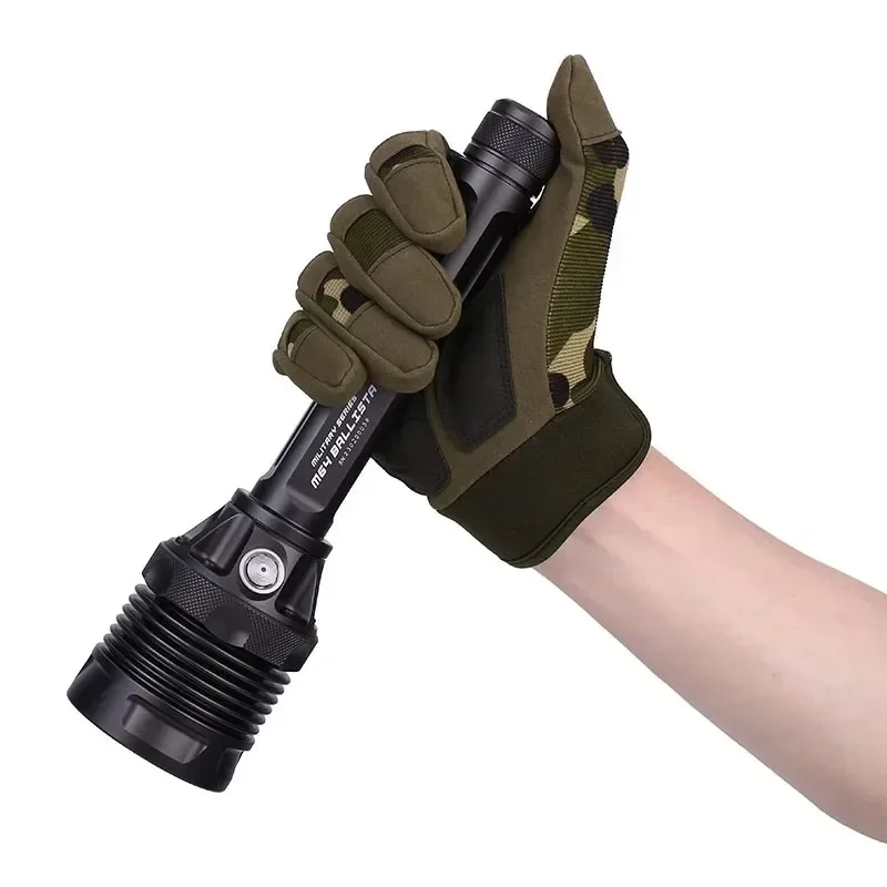 JETBeam M64 Power Flashlight SBT-90 LED 6800LM Дальнее расстояние света 1200 м Перезаряжаемая батарея 21700 Поиск и охотничий фонарь