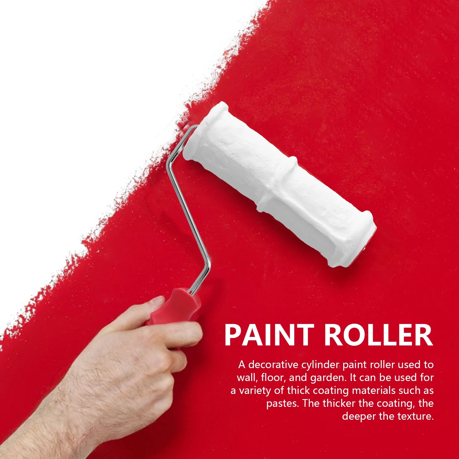 Brick Roller 7 Inch Paint Roller Household Wall Decoration Roller DIY Art Paint Roller