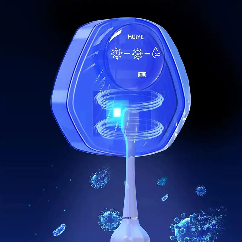 Portable Electric Toothbrush Sterilizer UV Disinfection Bathroom Toothbrush Drying Holder Travel Portable Household Sterilizing