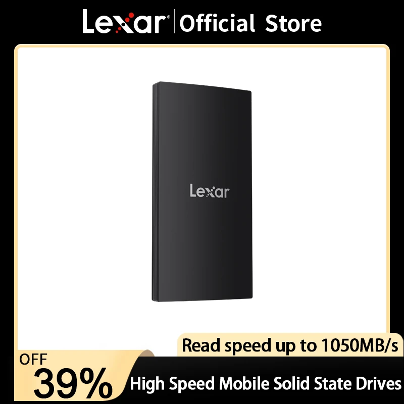 Lexar SL300 Portable Solid State Drives 1TB/2TB PSSD Type-c USB3.2 Read Speeds Up To 1050MB/s Compatible Cell Phone Laptop