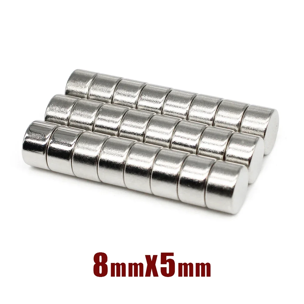 10/20/50/100/150/200 個 8x5mm ミニ小型円形磁石 8x5mm 家庭用冷蔵庫、オフィス DIY 8x5mm