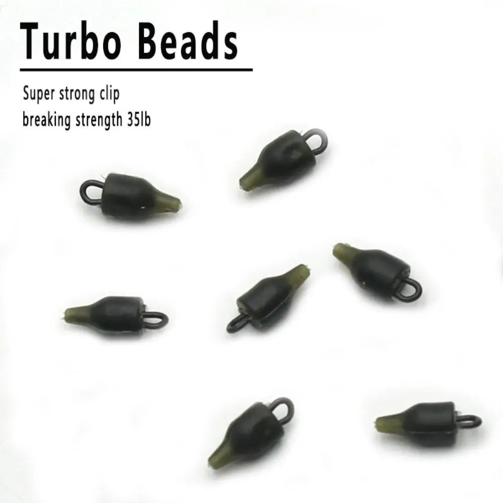 Quick Connect Quick Change Beads Rolling Fishing Connector Portable Durable Fishing Lures Beads 10PCS Carp Fishing Accessories