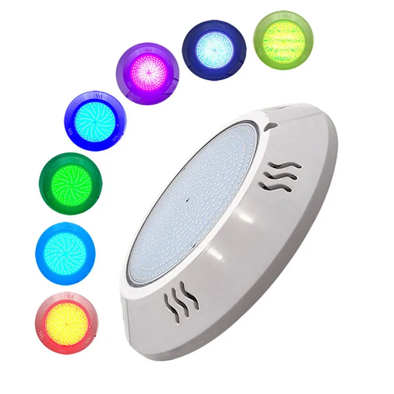 Luces LED para Piscina, Luz Subacuática con Resina, IP68 AC12V RGB, Lámparas de Piscina que Cambian de Color, Foco LED Súper Brillante
