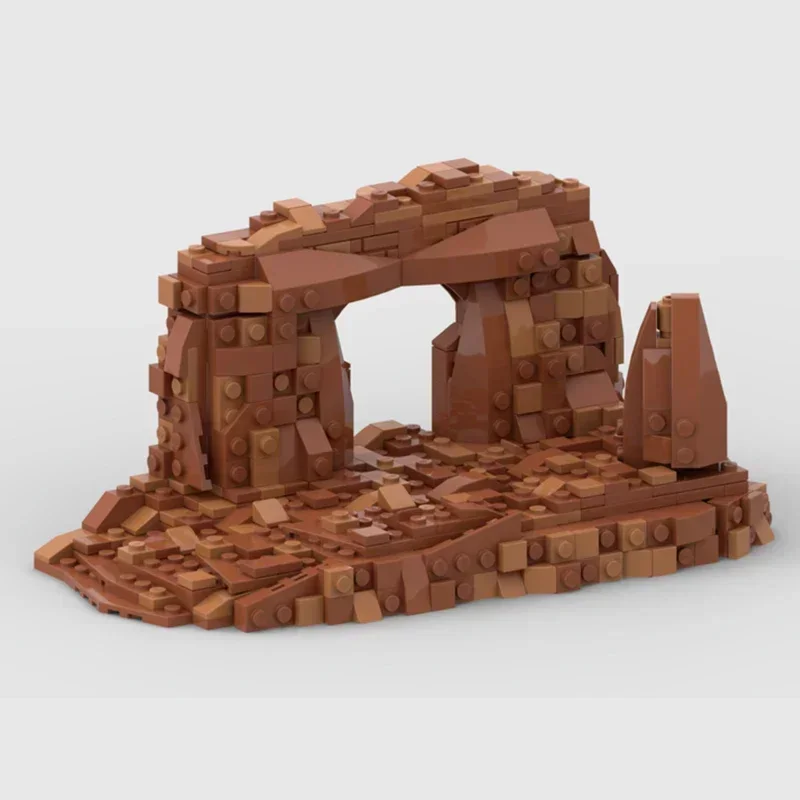 نجمة الفيلم نموذج Moc قوالب بناء مشهد الصحراء تكنولوجيا المناظر الطبيعية الكبيرة وحدات كتل هدايا عيد الميلاد اللعب لتقوم بها بنفسك مجموعات الجمعية #4
