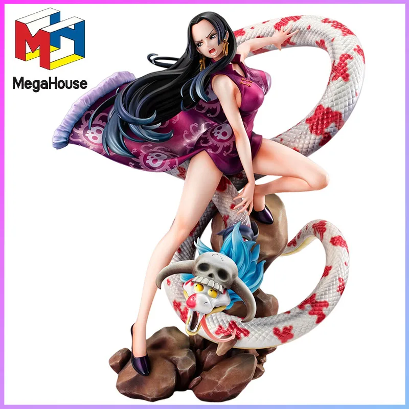 

MEGAHOUSE Portrait Of Pirates One Piece A×MAXIMUM Pirate Empress Boa Hancock PVC Figure Collectible Gift For Fans original