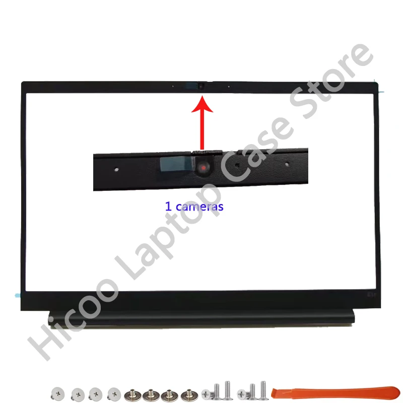 Imagem -03 - Lenovo-thinkpad E15 Gen2 Gen3 Lcd Tampa Traseira Tampa Frontal Suporte de Palma Tampa Inferior Preto Novo