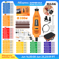 HILDA Engraver Electric Drill Engraving Dremel Rotary Tool Machine With Flexible Shaft New Style Variable Speed Mini Drill
