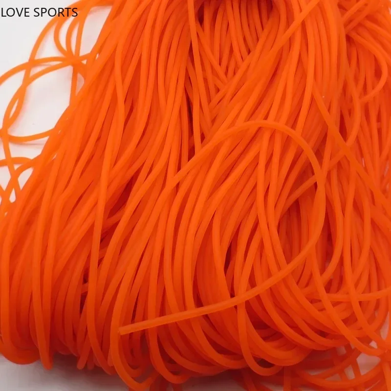 

500/1000g 2.2mm High Elastic Release Rubber Fishing Rope Solid Elastic Rubber Line 1 Meter Stretch 7 Times Elastic Fishing Lines