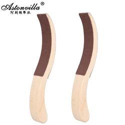 2Pcs Piano Tuning Maintenance Hammer Felt Polishing Elbow Solid Wood Sand Board Keyboard Piano Repair Tools