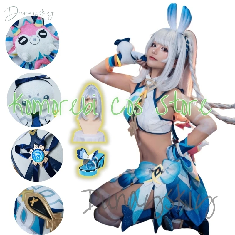 Mualani Cosplay Game Genshin Impact Anime Women Sexy Costumes Role Play Clothing Halloween Party Uniform Full Set