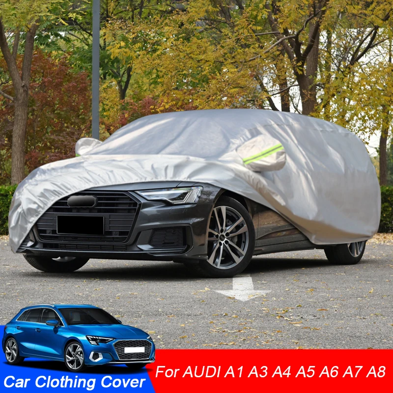 

Full Car Cover Rain Frost Snow Dust Waterproof Auto Accessories For Audi A1 A3 A4 A5 A6 A7 A8 Hatchback Sedan Sportaback Avant