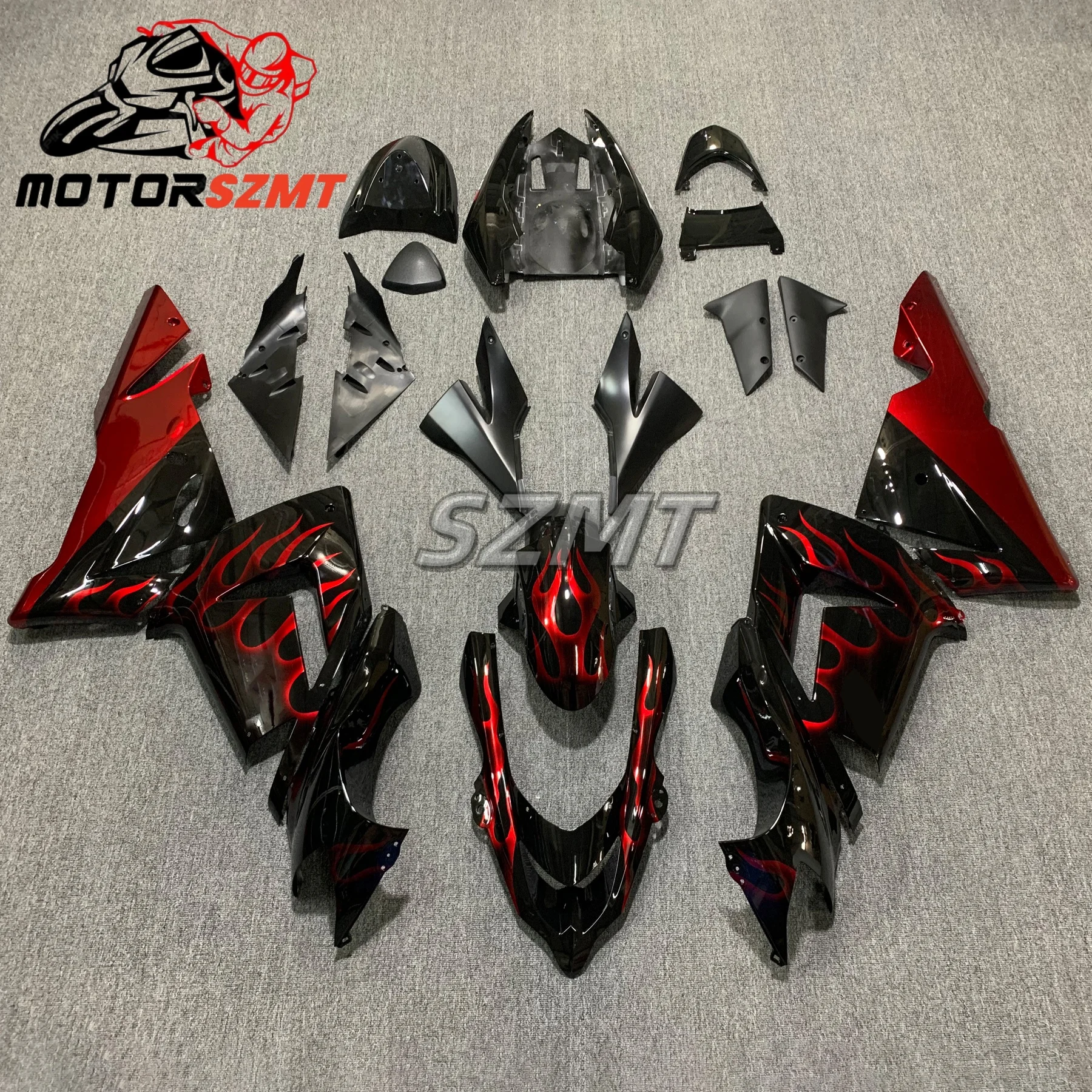 Motorcycle Accessories Fender Fuel Tank Side Panel Frame Fairing Kit For Kawasaki ZX10R 2004 2005