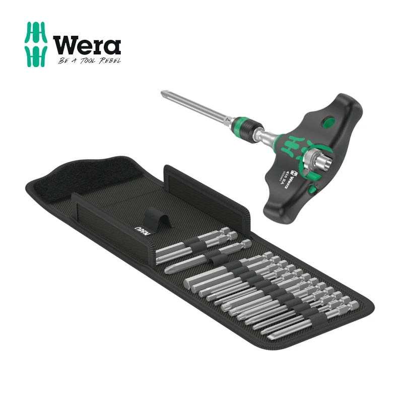 

Wera Tool 17 Pcs T-Handle Rachet Wrench Set Metric Racheting Screwdriver Sets Kraftform Kompakt 400 RA Set 1 05023471001