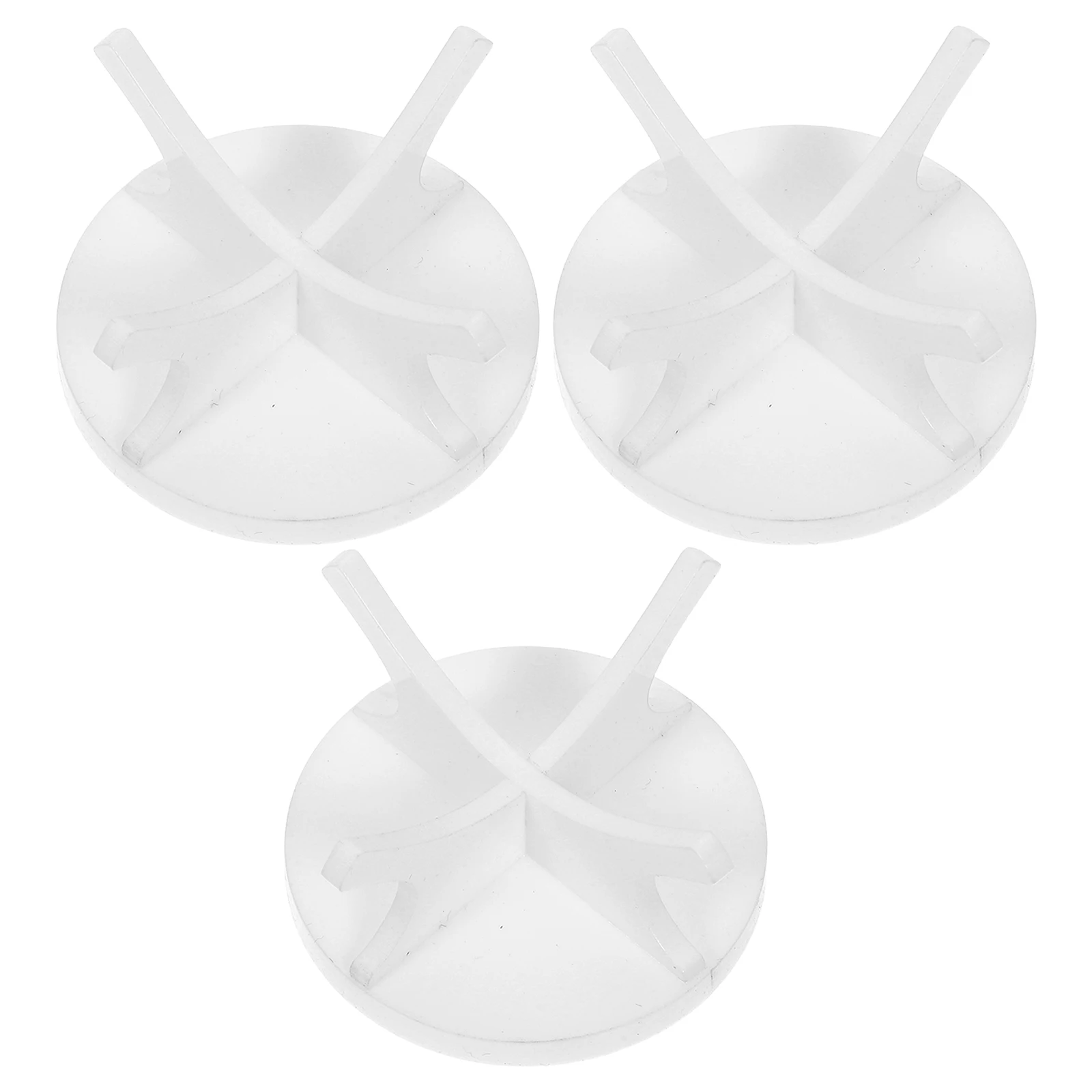 

3 Pcs Tennis Display Stand Baseball Holder for Softball Acrylic Clear Holders Ring Stands
