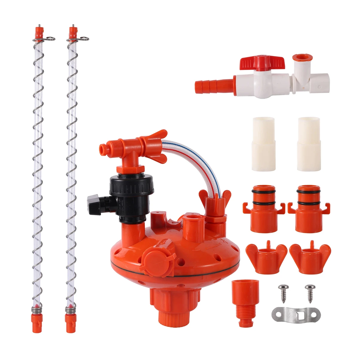 1Set Poultry Farm Farming Water Pressure Regulator Chicken Drinking Water System Automatic Regulating Valve Decompression Tool