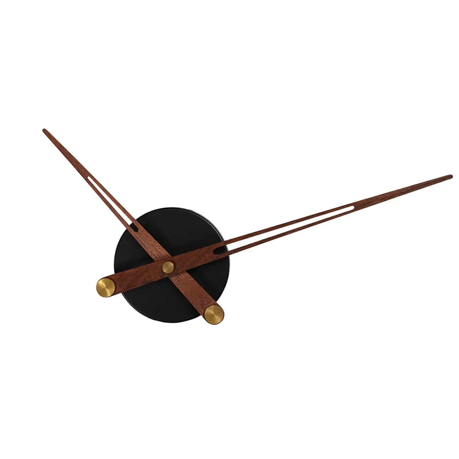 Wall Clock Mechanism Set Creative Style 3D Hands Stainless Steel Replacement for Crafts and Home Decoration Projects