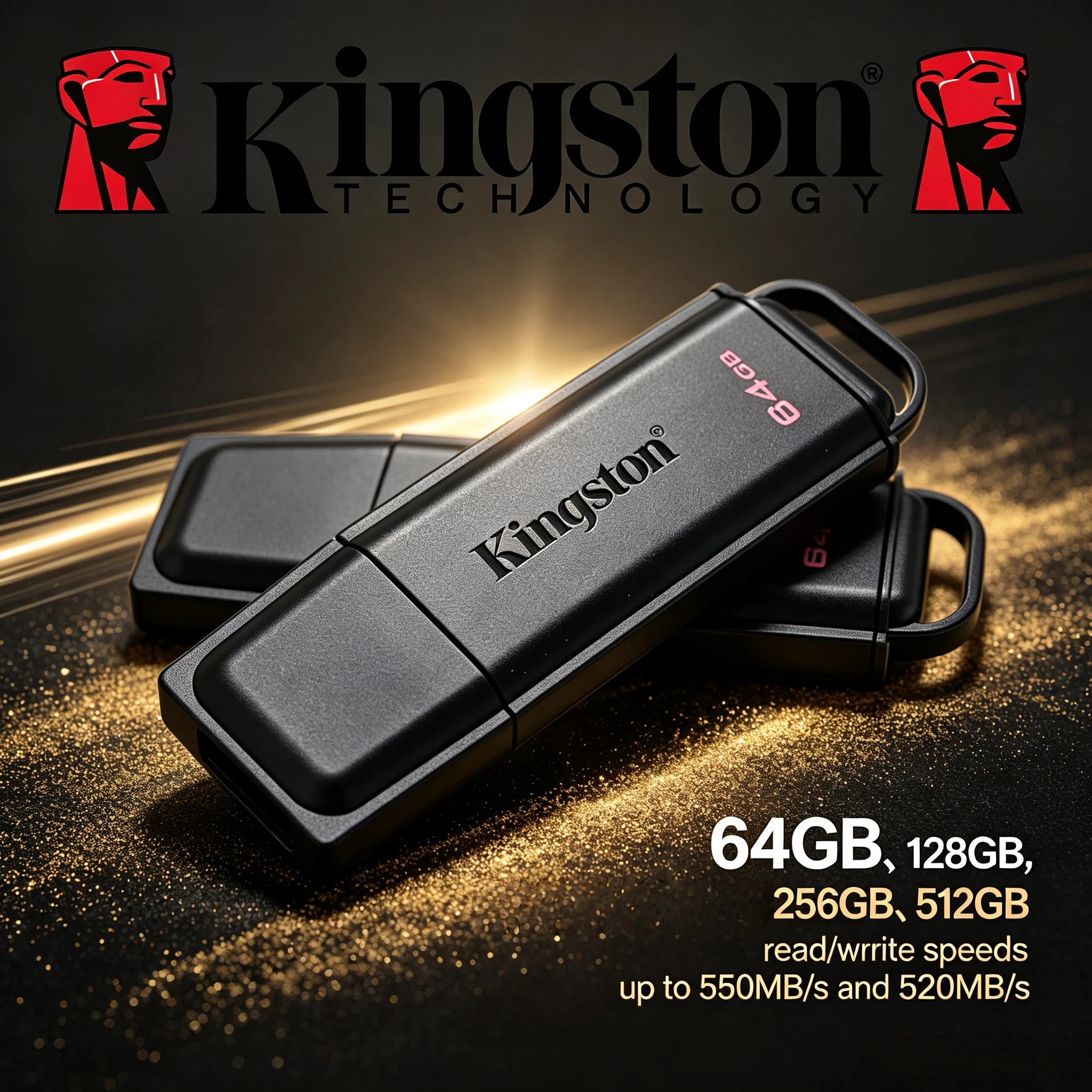 USB 3.2 Kingston DataTraveler Exodia DTXG2 64GB 128GB 256GB 512GB Flash Drive Pen Drive U Disk Memory Stick for PC Pro Computer