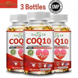 Balincer Organic Coenzyme Q10 Capsules - Supports Energy Production, Core System Health, Supports Immunity - Dietary Supplement