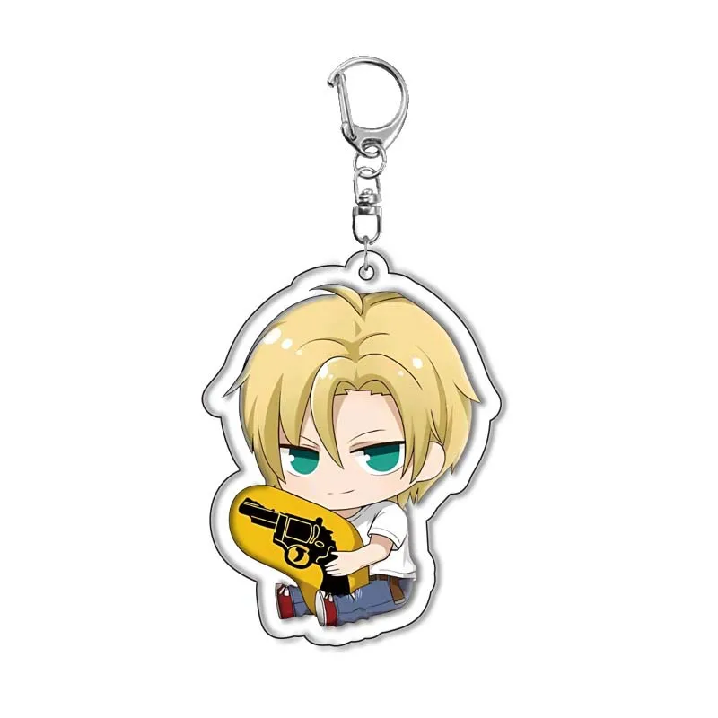 BANANA FISH Ashew Linksokura Eiji anime peripheral acrylic keychain pendant