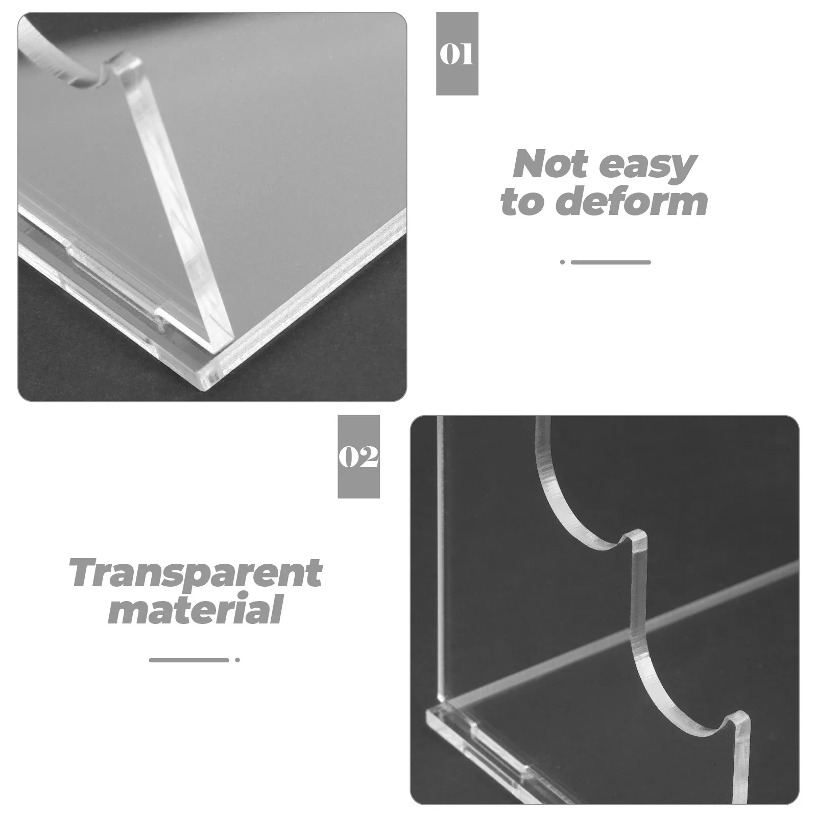 

3-Tier Acrylic Pen Rack Transparent Storage Organizer for Home Office School Nail Brush Display Stand 3-Tier Acrylic Pen Holder