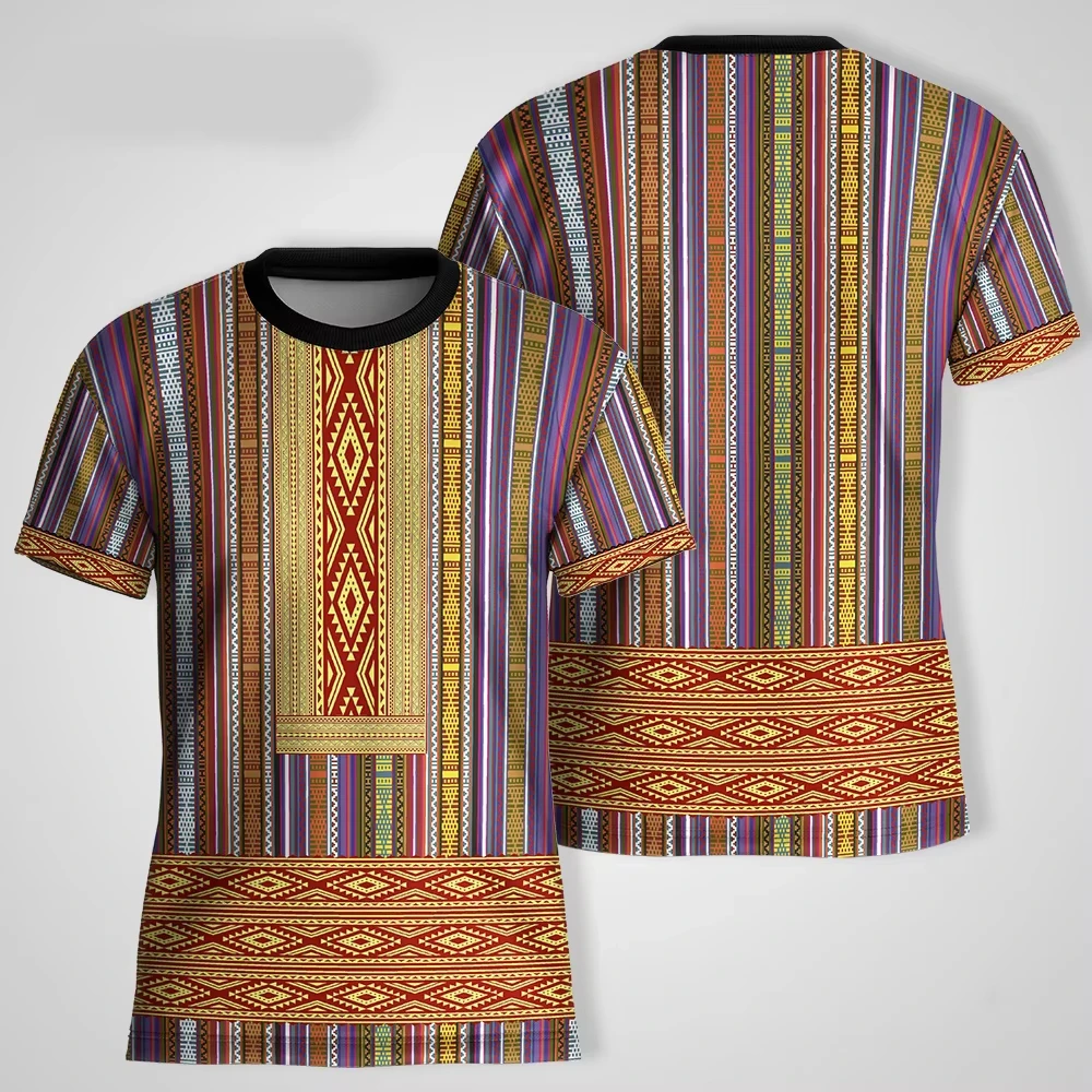 

Summer Ethnic Tribal Style 3D Print Men T-Shirts Men Women Short Sleeve Retro T Shirt Y2k Tops Women Tshirt Kids Tshirt Clothing