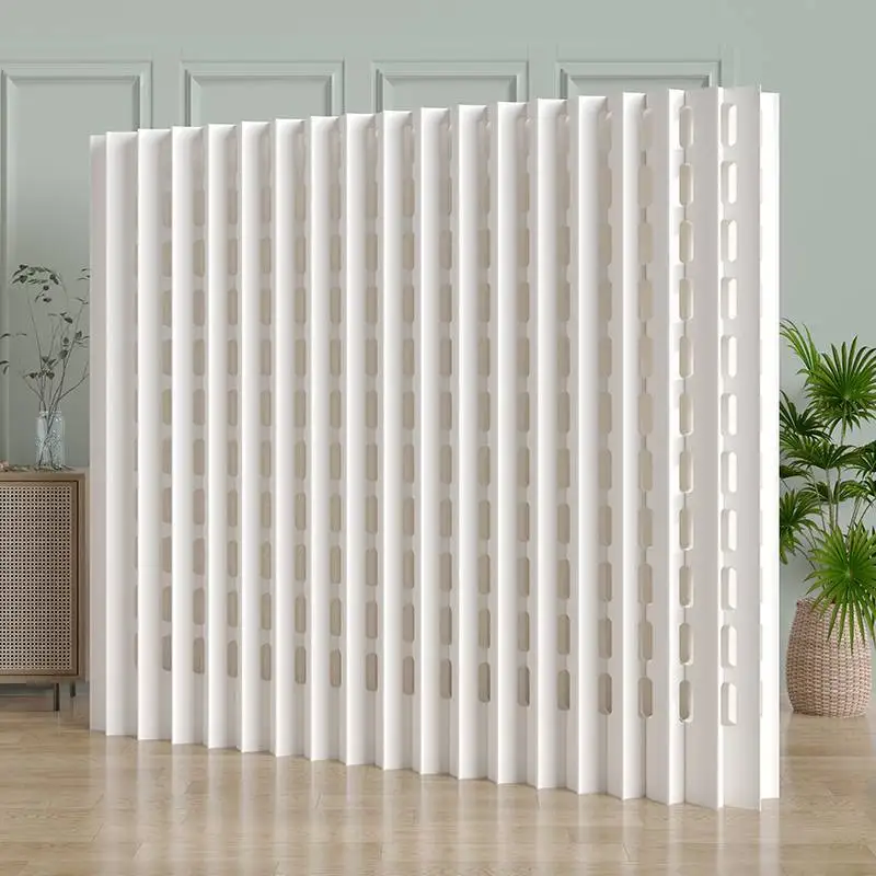 2M Height Creative Home Decor White Organ Paper Wall Screen Room Dividers Office Partition Removable Folding Baffle Fence