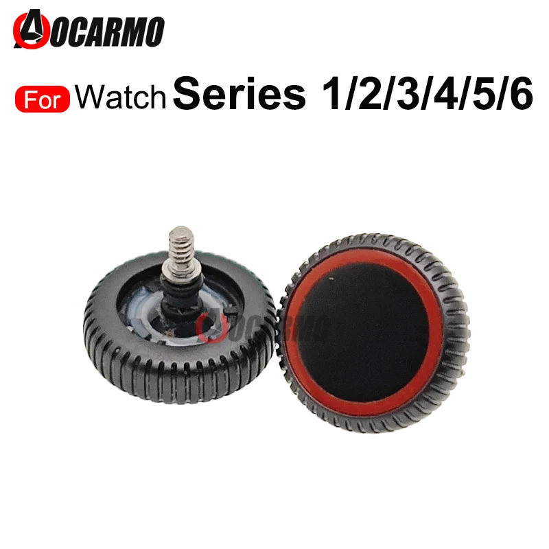 

Боковая кнопка поворота, цифровая ручка регулировки стержня коронки, запасные части для Apple Watch Series 6 5 4 3 2 1 40 мм 44 мм 38 мм 42 мм