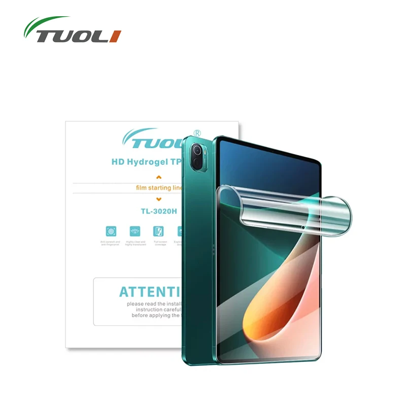 

TUOLI 30PCS 11inch 13inch HD Matte Hydrogel Film Sheets Front TPU Rear for IPad Tablet Protective TL568Max Cutting Machine Cover