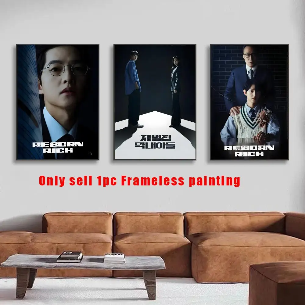 Moive Reborn Rich Poster HD Sticky Waterproof Art , Aesthetic Wall Decoration For Living Room Bedroom Bar Home