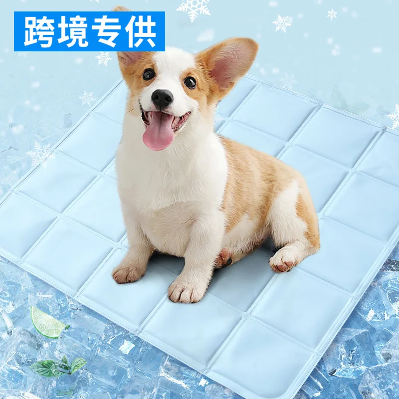 

2024 Cooling Gel Pet Bed-3D Airflow Ice Silk Pad with Chew-Resistant Edges Reusable Dog/Cat Mat for Summer (CE/SGS, 72hr Chil）