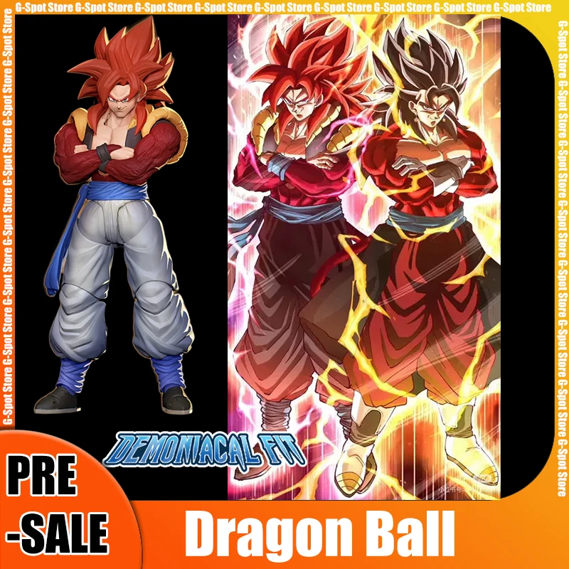 

NEW Demoniacal Fit SSJ4 Gogeta Action Figure Dragon Ball GT 3.0 Figures Super Saiyan 4 Gogeta Figurine SHF Collectible Model Toy