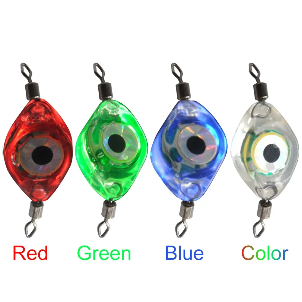 Fishing Lure Light Eye Shape Fishing Lure Light LED Waterproof Sensing Deep Drop for Seawater Freshwater for Underwater