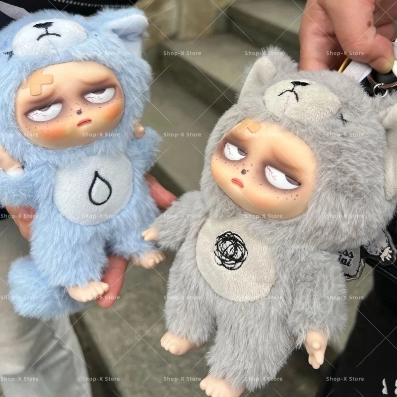 هدية بلا نوم Grumpipi سلسلة صندوق أعمى اللعب الفينيل لطيف أنيمي عمل الشكل الدمى Kawaii صندوق غامض مفاجأة حقيبة قلادة ديكور