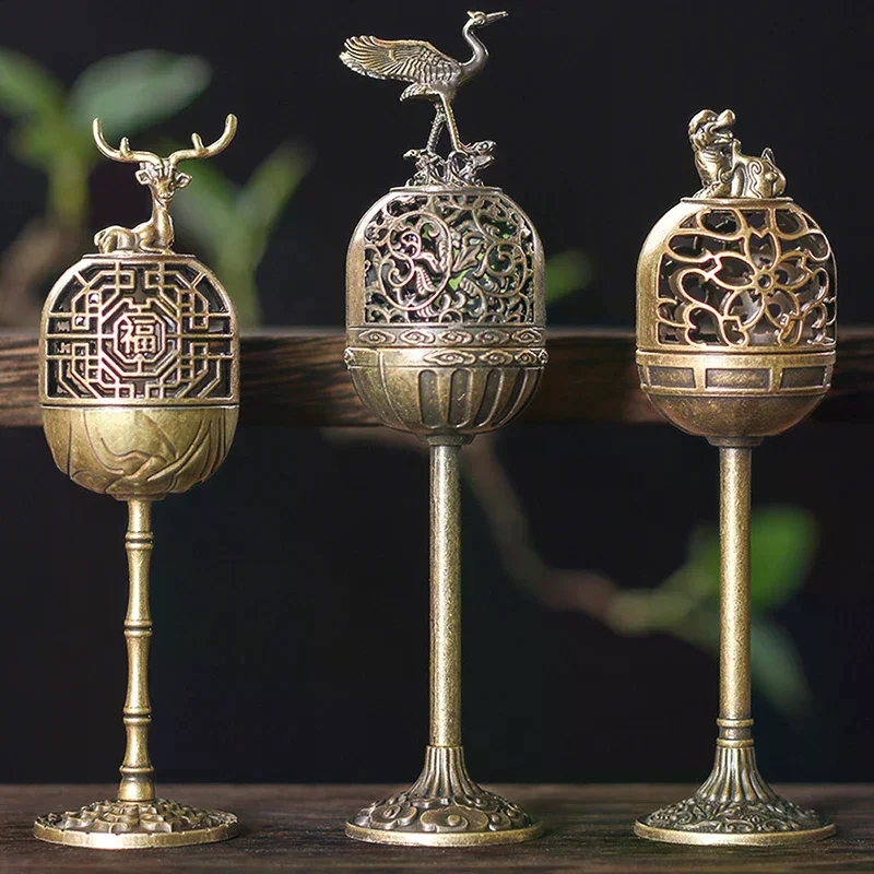 Home Fragrance Lamp - Hollow Lamp Sandalwood Fragrance Censer Backflow