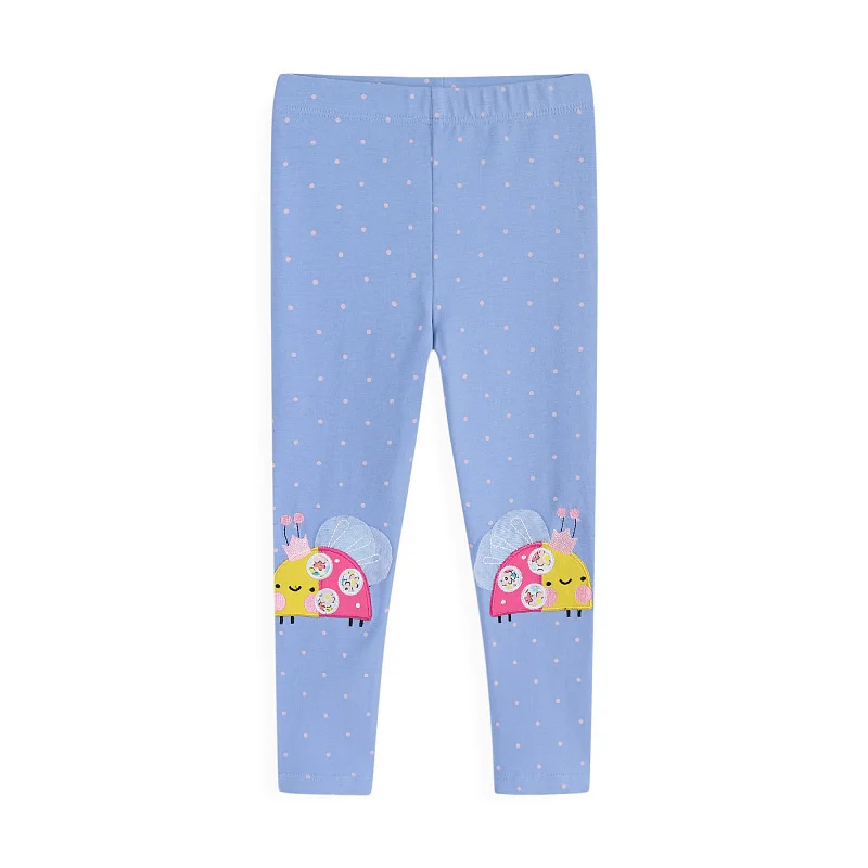 Jumping Meters 2-7T Baby Girls Unicorn Cartoon Pencil Pants Hot Selling Pink Cotton Leggings Pants New Spring Autumn Clothing