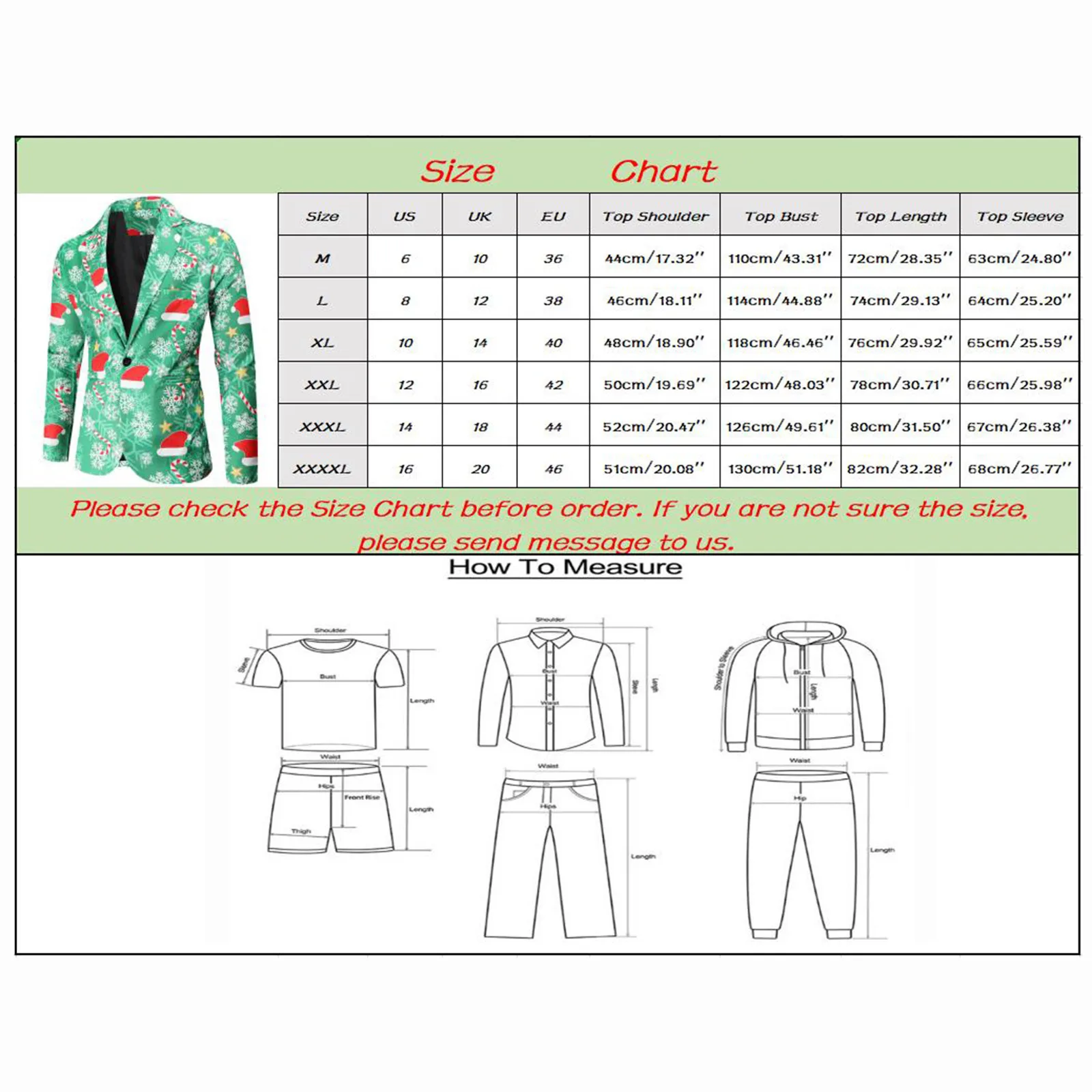 Mens Christmas Blazer Cartoon Santa Claus Printed Single-Breasted Jacket Xmas Carnival Party Chic Stylish Casual Blazers Male