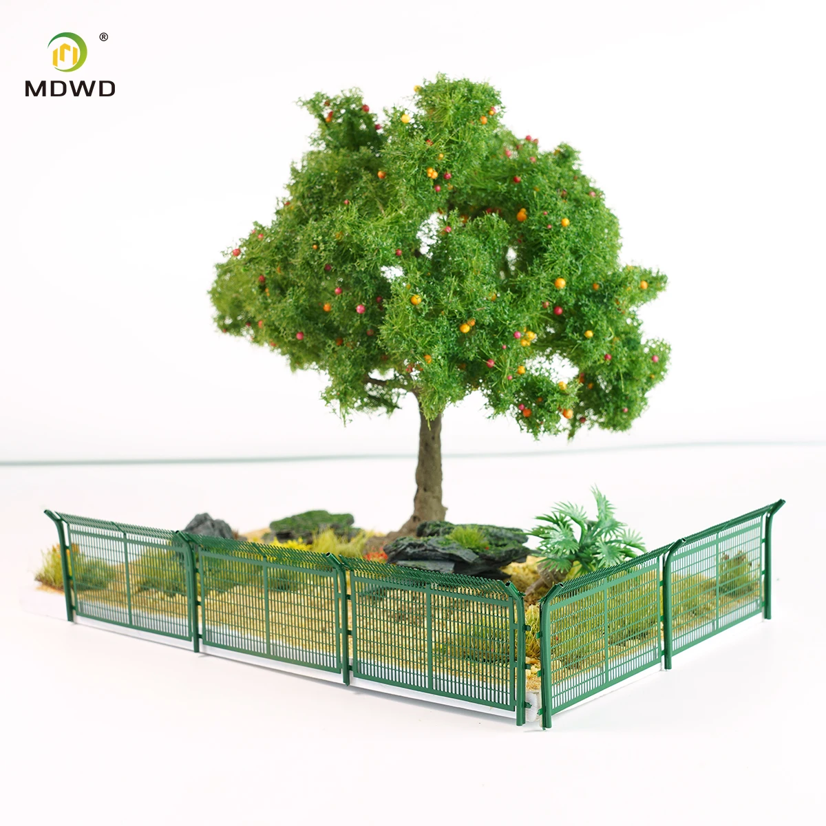 5 Stück 1/64 Maßstab Modell-Zaun Barrieren Netz Mikro-Landschaft Sandtisch Dekoration DIY Zubehör für Rennszenen-Diorama