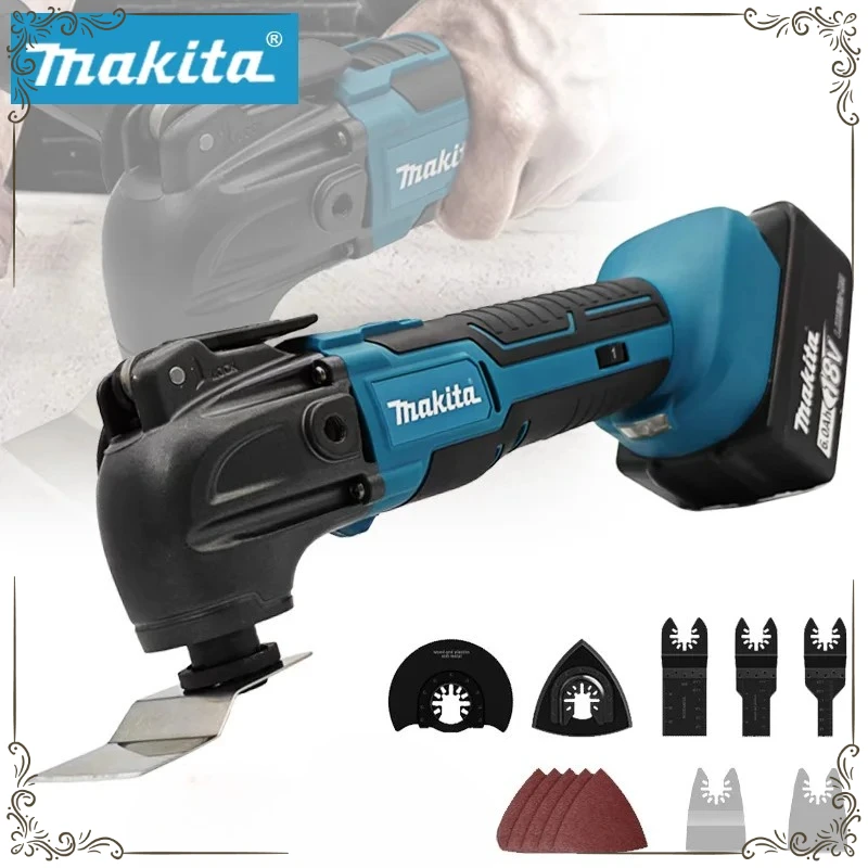 

Многофункциональный осциллирующий инструмент Makita 18V Renovator с бесщеточным двигателем и быстрым креплением, совместимый с электрическим триммером