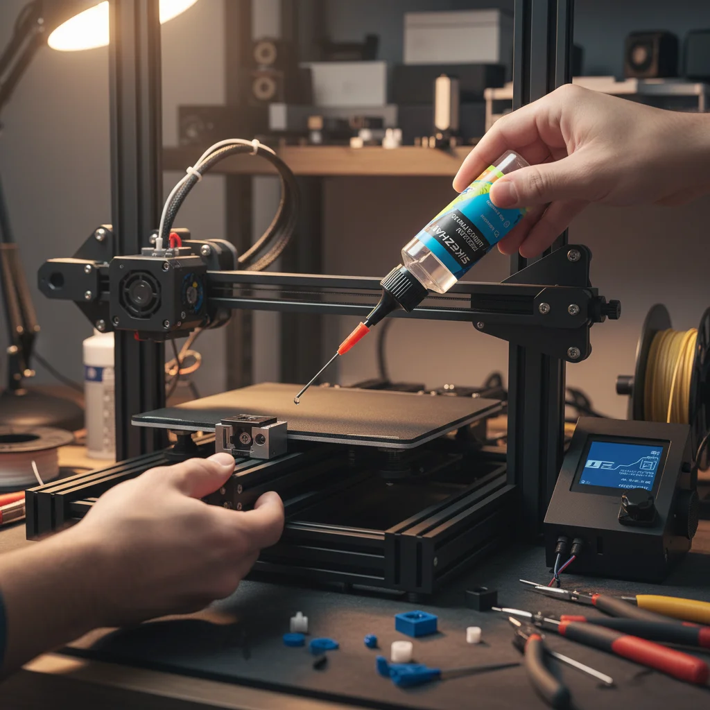 زيت تشحيم دقيق للطابعة ثلاثية الأبعاد، مزيت طرف الإبرة، السكك الحديدية الخطية/المسمار الرصاص/مكمل التشحيم، الحركة السلسة، حماية الصدأ #3