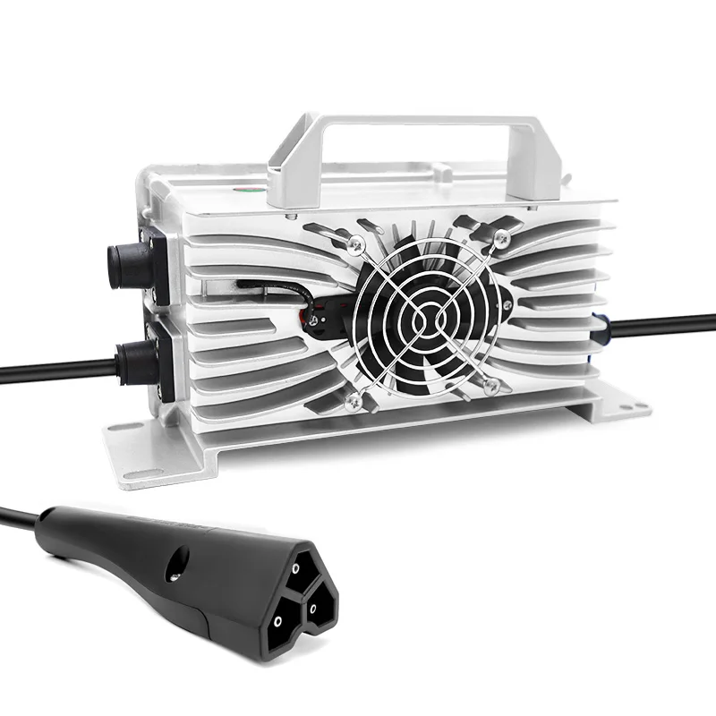 Зарядное устройство для гольф-кара, 48 В, 15 А, с 3-контактной треугольной вилкой для EZGO RXV TXT