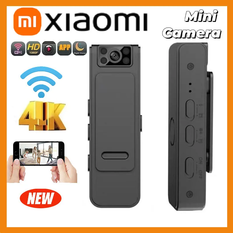 2025 NEW WIth Wifi Hotspot Mini Camera 1080P Portable Digital Video Recorder Body Camera Night Vision DVR Miniature Camcorder