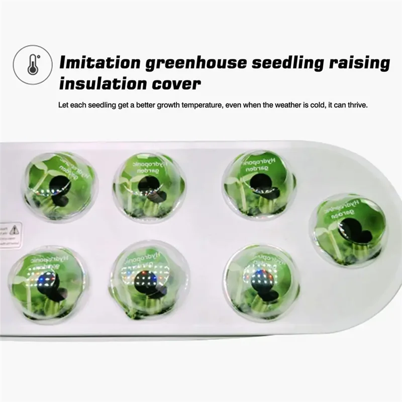 AT14 Hydroponics Growing System Full-Spectrum LED Plant Growth Light Intelligent Vegetable Germination Kit