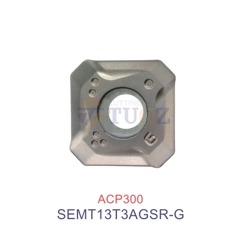 

100% Original SEMT13T3AGSR-G ACP300 SEMT 13T3 AGSR -G Carbide Insert SEMT13T3 CNC Cutting Tool Milling Blade