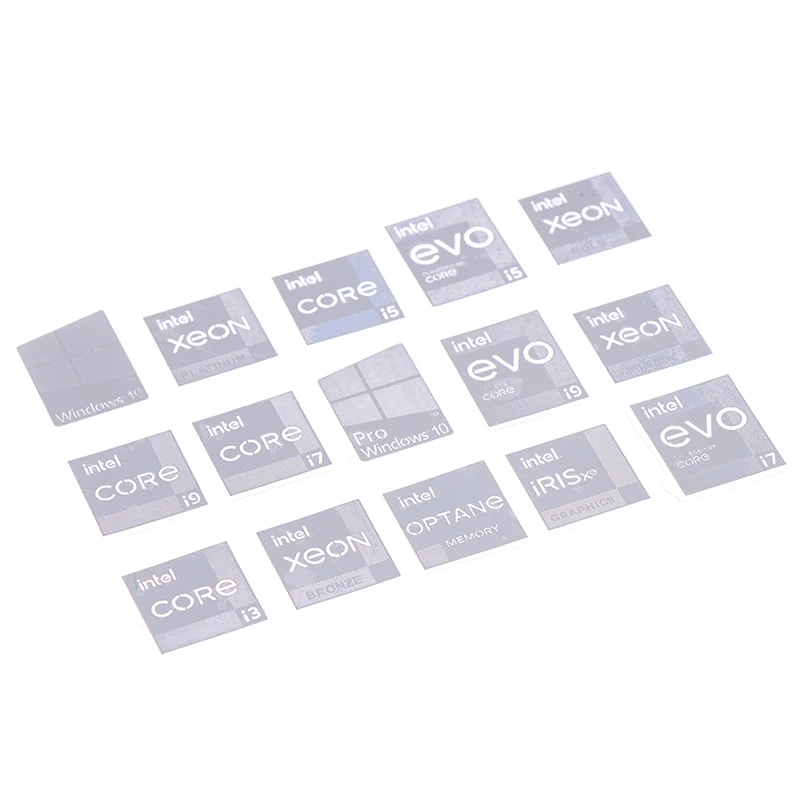 DIY jedenastej generacji rdzeń 11 generacji I9 EVO I7 I5 Win10 naklejka komputerowa etykieta na laptopa metalowa naklejka