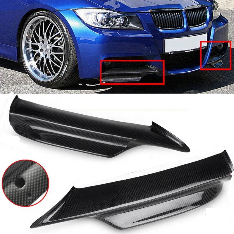 

Real Carbon Fiber Front Bumper Splitter Lips For BMW E90 3-Series M-tech 05-08