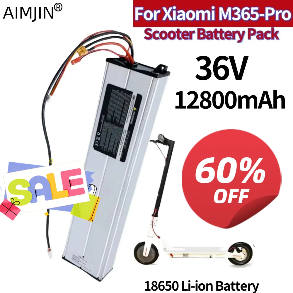 For Xiaomi M365 PRO Scooter 36V 12.8Ah Original Large Capacity Durable Lithium ion Battery Pack Battery Replacement