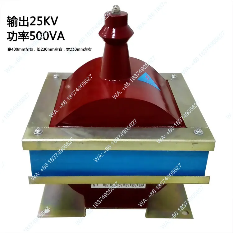 1pcs Spark tester high voltage package, high voltage transformer 25KV spark machine voltage transformer 500VA dry pointed