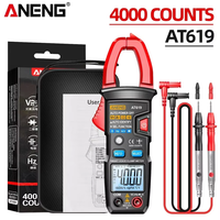 ANENG AT619 Smart Clamp Meter Voice Broadcast Multimeter 600A AC Voltage Current Tester Ammeter Hz Capacitance NCV Ohm Test tool