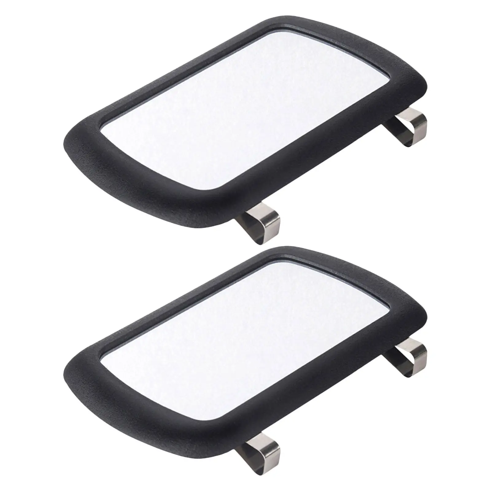 2Pcs Car Sun Visor Makeup Mirror Clip on Vanity Auto Mirror for Vehicle Sun Visor Interior Grooming Essentials