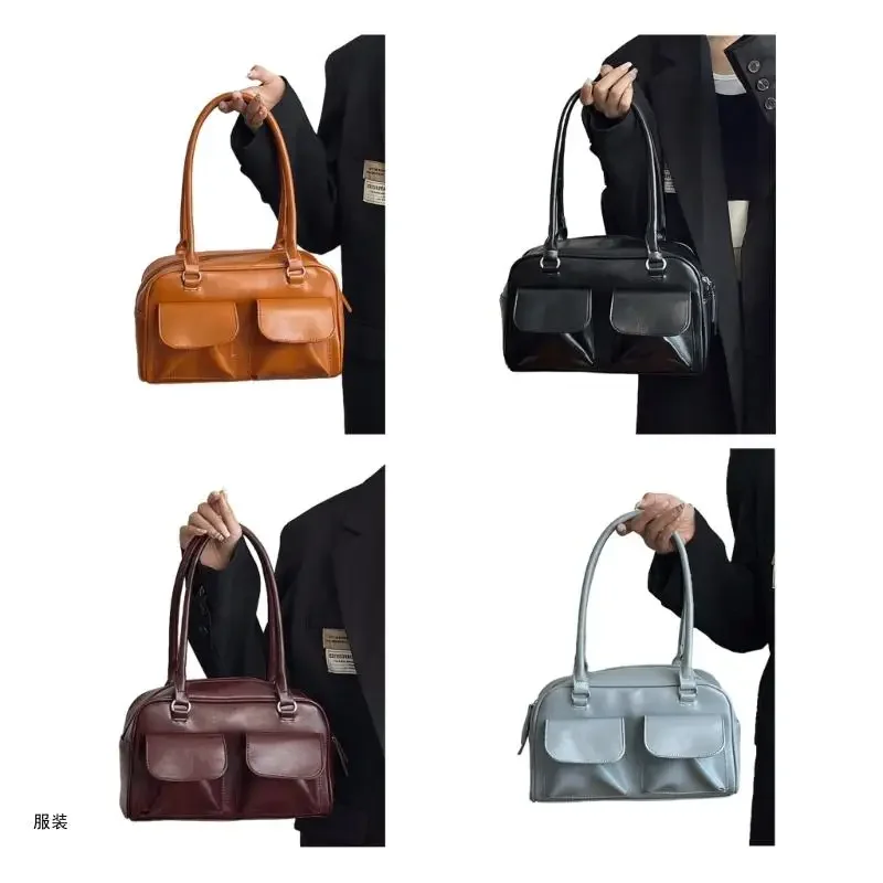 Bolsa ombro D0UD 2023 Bolsa versátil com vários bolsos Bolsa axila moderna para meninas e mulheres